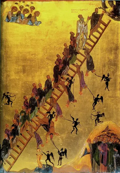 Võim vs Vägi – Teadvuse Tasemed – Poneroloogia – The Ladder of Divine Ascent Monastery of St Catherine Sinai 12th century